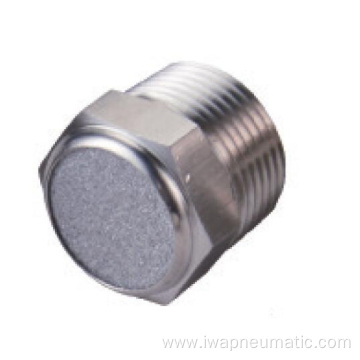 Stainless steel sintered filter silencer